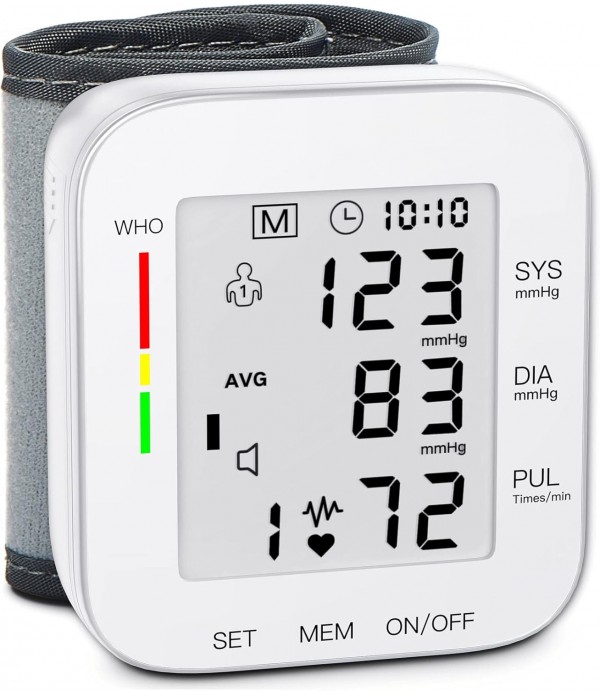 Nozne Push Wrist Blood Pressure Monitor, Digital B...