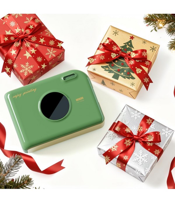 Label Printer, A30 Label Maker Machine with Waterproof Labels, Mini Bluetooth Wireless Portable Small Label Maker, Mini Sticker Printer Rechargeable for Christmas Decorations, Cloth Name Tag