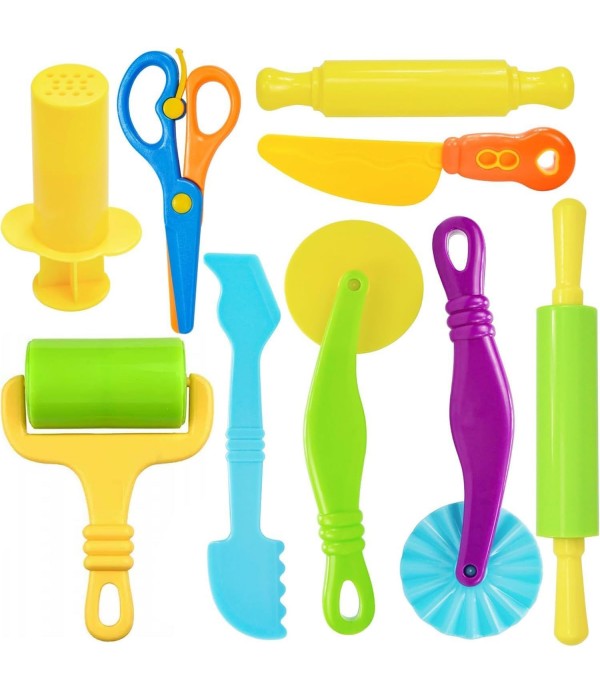 Dough Tool Kit,9 Pcs Basic Clay and Dough Tools St...