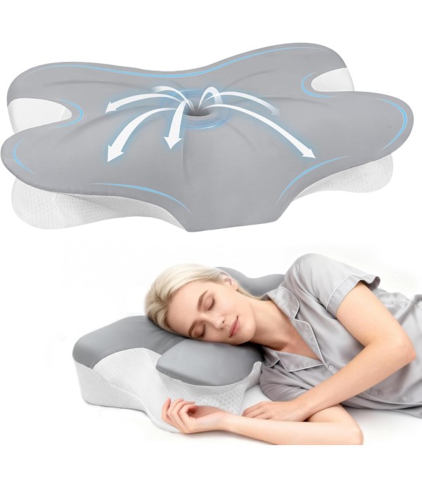 Cervical Neck Pillow for Pain Relief - Ergonomic S...