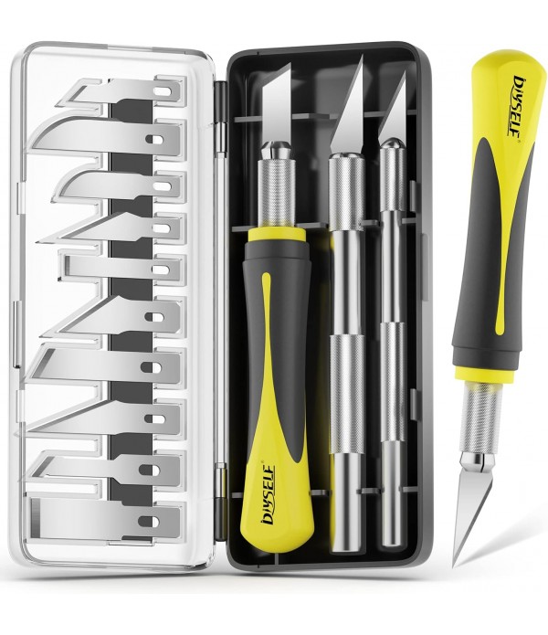 Exacto Knife Set, 16-Piece Hobby Knife & Preci...