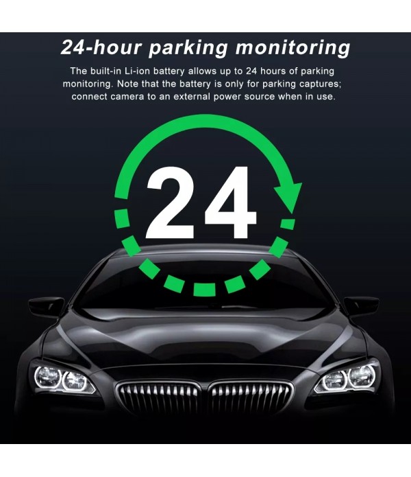 Front and Rear Dual Camera HD InfraredNight Vision Car Dash Cam Driving Recorder