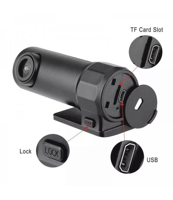 Mini Car Dash Camera WiFi Monitor Full HD Dashcam Video Recorder Camcorder Motion Detection, Support TF Card & Android & IOS