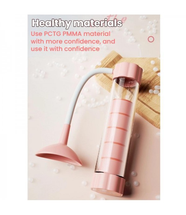 Portable Abdominal Breathing Exercise Dumbbell Vital Capacity Core Trainer(Blue)