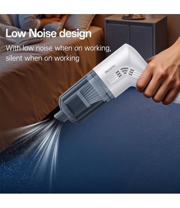 Yesido VC10 Car Portable Handheld Vacuum Cleaner(White)