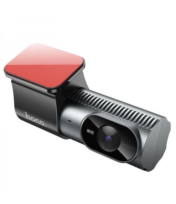 hoco DV13 720P HD Night Vision Screenless Hidden WiFi Driving Recorder(Metal Grey)